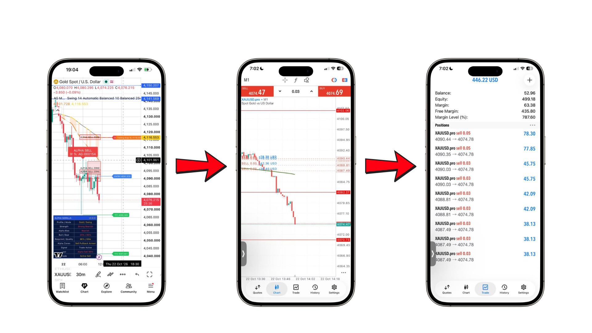 Hasil Trading Alpha Gorilla